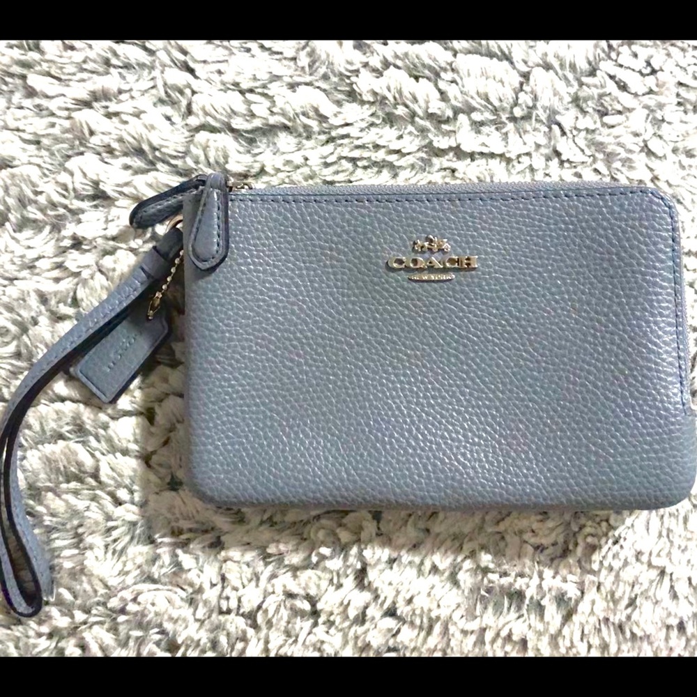 Coach Double Zip Wrist Wallet ☆